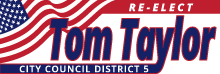 Vote Tom Taylor for District 5